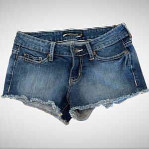 Lovesick Denim Shorts - Raw Hem-Size 0